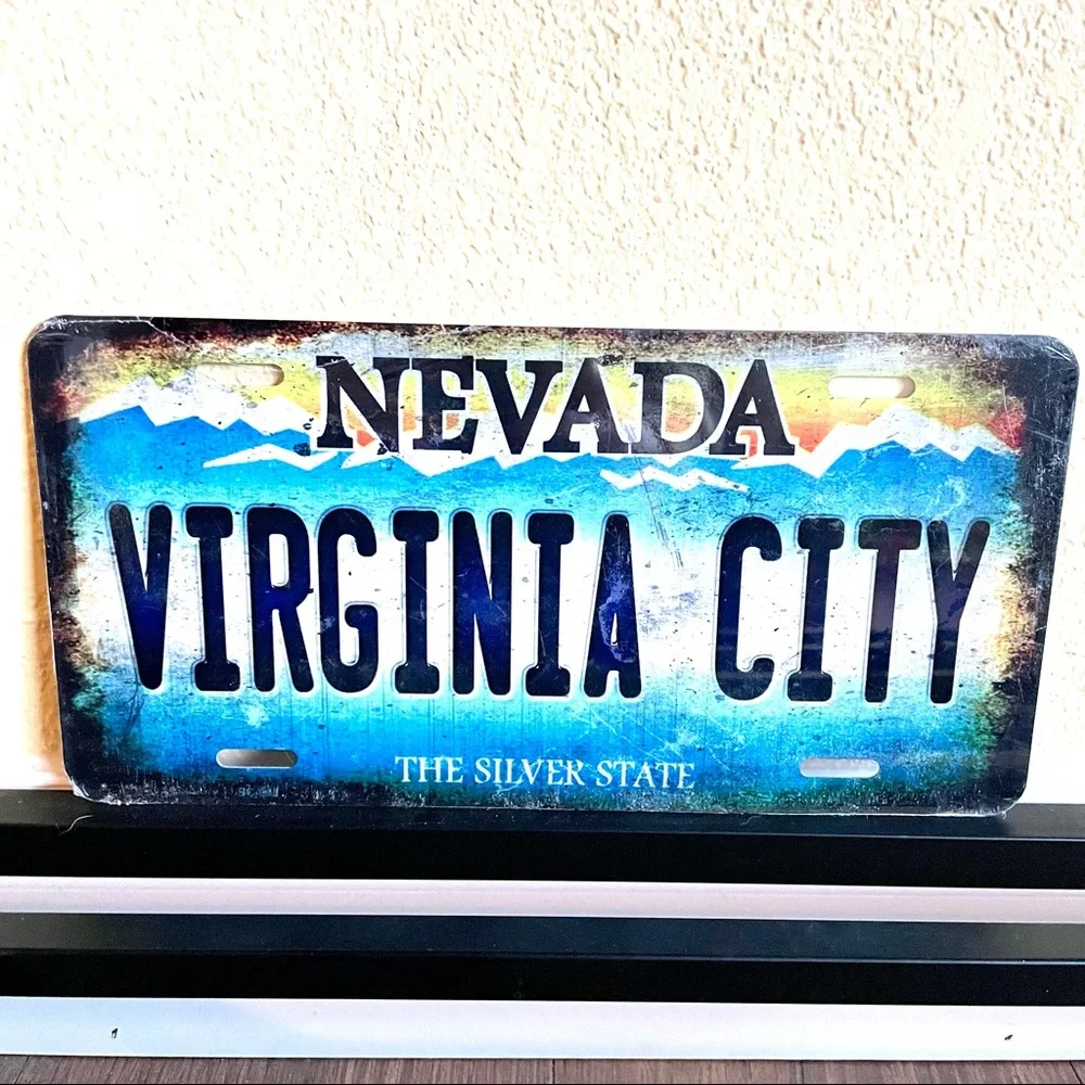 NEW Virginia City Nevada License Plate Metal Sign